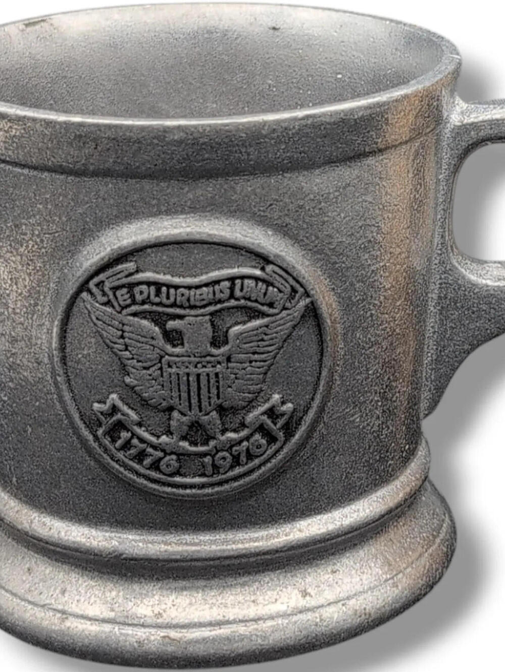 Vintage Wilton Armetale Bicentennial Shaving Mug 1776-1976 USA Great Seal